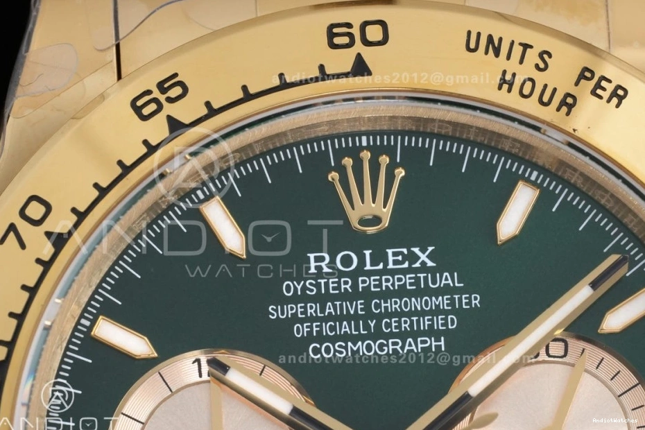 493 2025 (Gain 126508 Dial Green V6 Daytona Edition Weight) SmoothTexture Best Bracelet QF on 1:1 YG QF4131 YG 1020